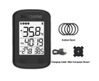 Magene Wireless Bike Computer with GPS Stopwatch Speedometer for Road Mountain Cycling -Red