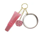 MCoBeauty Oh Sweetie Keyring with Lip Gloss and Mirror - Candy For Women 0.35 oz Lip Gloss