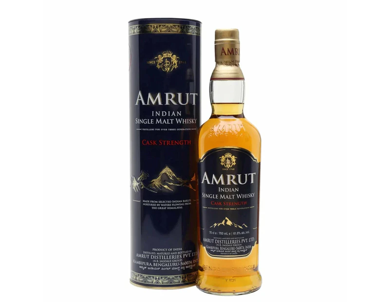 Amrut Single Malt Cask Strength Indian Whisky 700ml