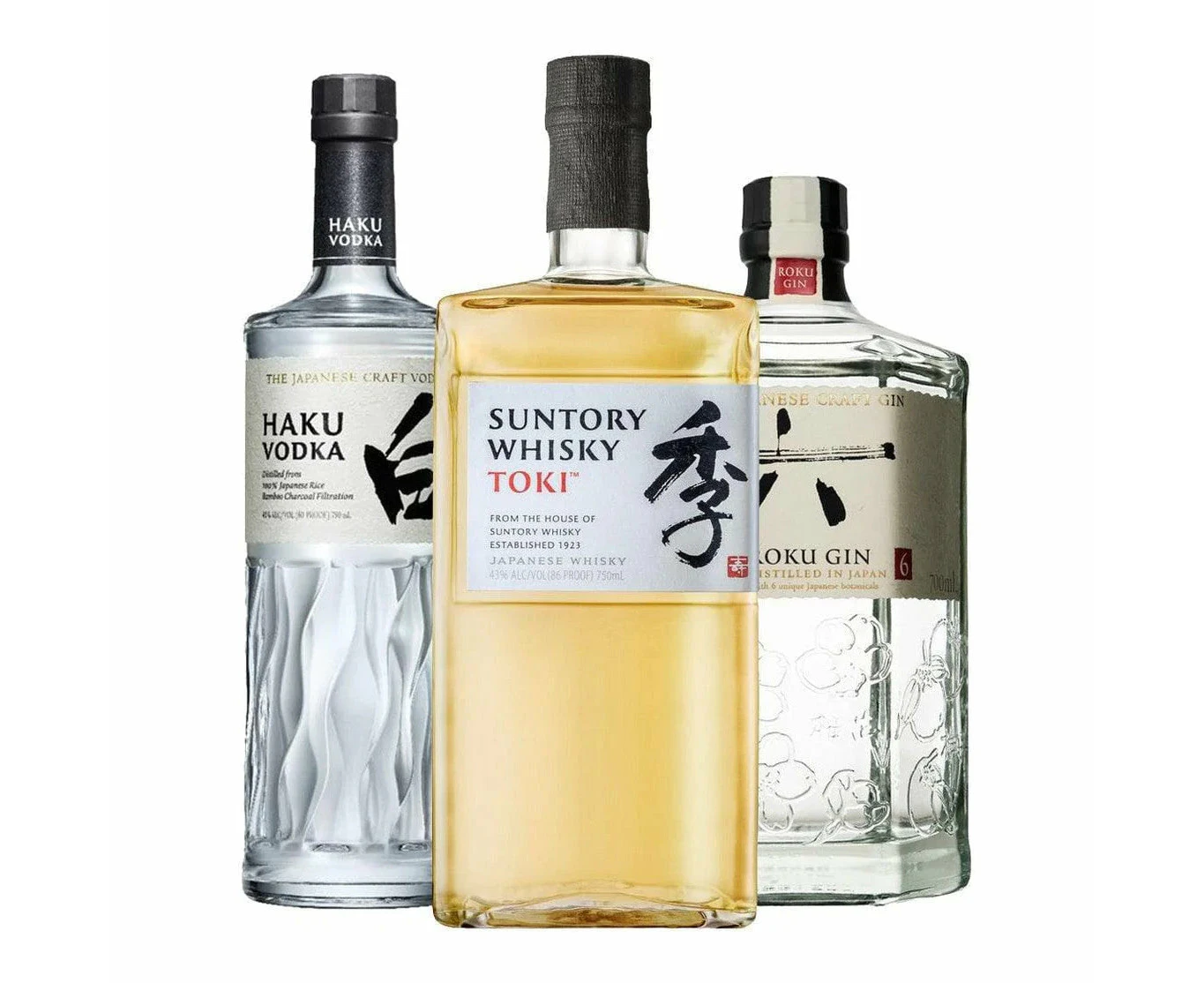 Suntory Whisky Toki With Haku Vodka And Roku Gin