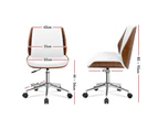 ALFORDSON Executive Office Chair Renzo (White)