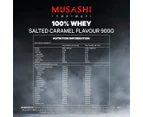 Musashi 100% Whey Protein Powder Salted Caramel 900g
