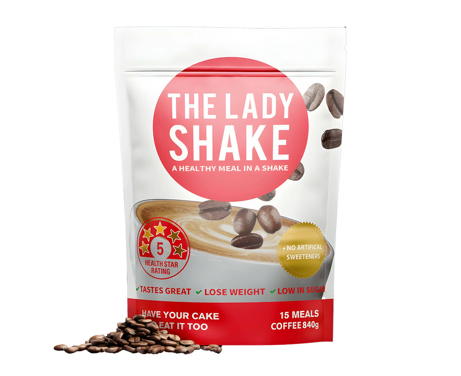 The Lady Shake Coffee 840g