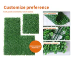 Marlow Artificial Hedge Grass Boxwood Garden Green Wall Mat Fence Outdoor x10