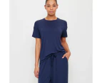 Target Soft Comfort Bamboo Pyjama T-Shirt - Blue