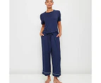 Target Soft Comfort Bamboo Pyjama T-Shirt - Blue