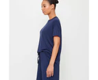 Target Soft Comfort Bamboo Pyjama T-Shirt - Blue