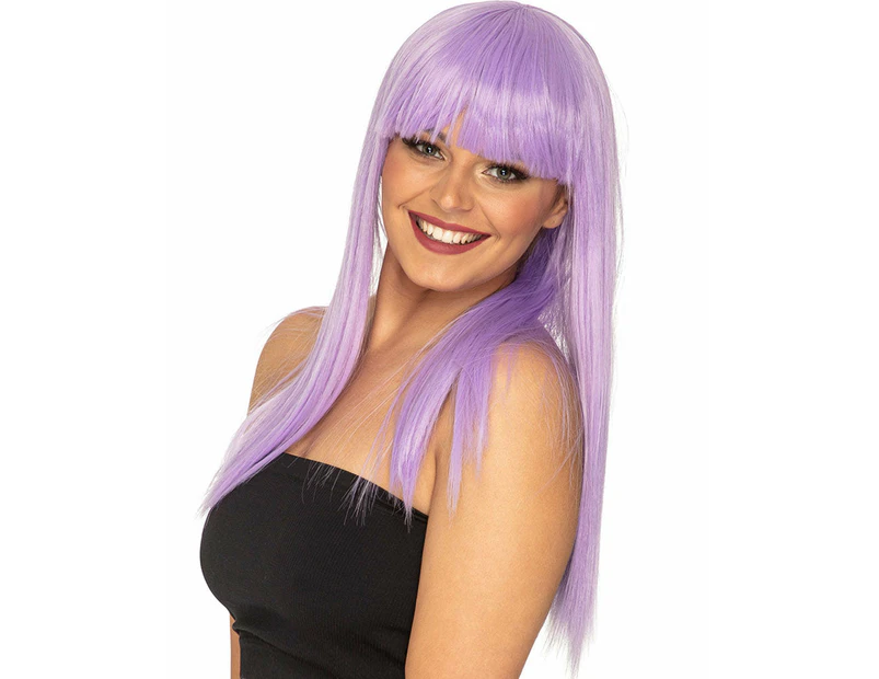 Fashion Deluxe Pastel Lavender Long Wig