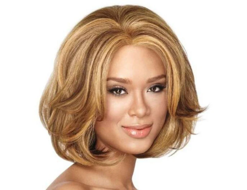 Fluffy Central Parting Hair Wig Cinnamon