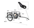 OUTDOOR360 Bicycle Cargo Luggage Trailer Cart Bike Wagon Carrier Trailer 60kg