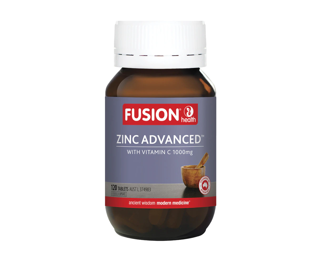 Fusion Zinc Advanced with Vitamin C 1000mg 120 tabs