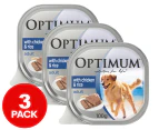 3 x Optimum Adult Wet Dog Food Chicken And Rice 100g