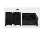 Mazam 28" Luggage Suitcase Trolley Set Travel TSA Lock Storage Hard Case Black
