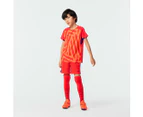 Short-Sleeved Football Shirt Viralto Solo - Fluo Red