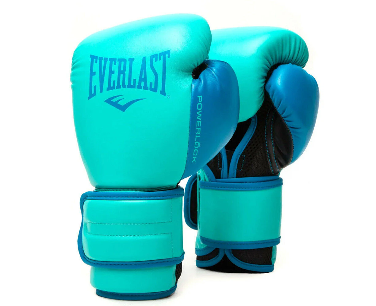 Everlast 10oz. Powerlock2 Training Boxing Gloves in BISCAY