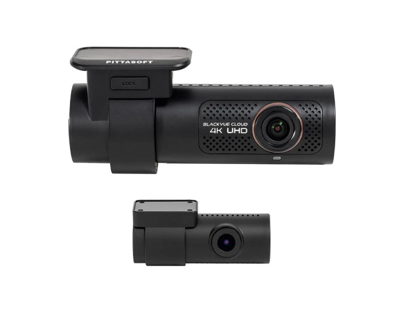 BlackVue DR970X-2CH-128 Dual Channel Dash Cam with 4K UHD (Front) + Full HD (Rear) CMOS Sensor Built-in Voltage Monito