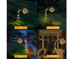 Garden Shower Light Solar Powered Watering Can With Star Led Outdoor Fairy Waterfall With Bracket For Home Path Patio Yard Lawn