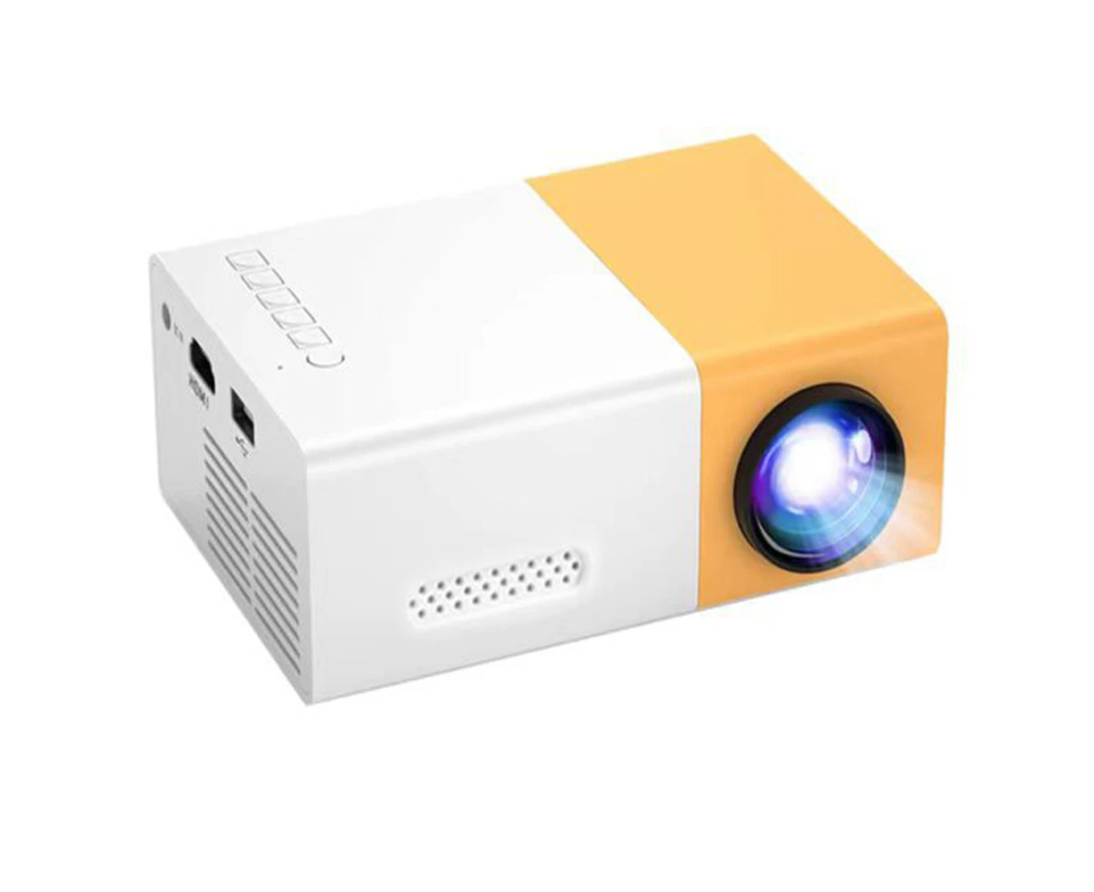 .Yg 300 Projector, Native 1080P Full Hd Projector With Speaker, Outdoor Portable Movie Mini Projector, Compatible With Laptops, Smartphones Etc