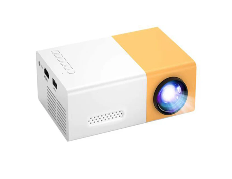 .Yg 300 Projector, Native 1080P Full Hd Projector With Speaker, Outdoor Portable Movie Mini Projector, Compatible With Laptops, Smartphones Etc