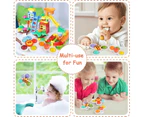 3 PCS Baby Suction Cup Spinner Toys kids Bath Spinner/Water Pool Toys Cartoon Children Sensory Toys Spinning Top Toy for Toddlers Table Sucker Toy