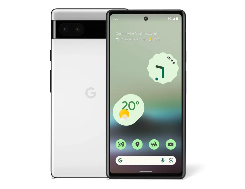 Google Pixel 6a 5G (128GB/6GB, 6.1 inches) - White | Catch.com.au