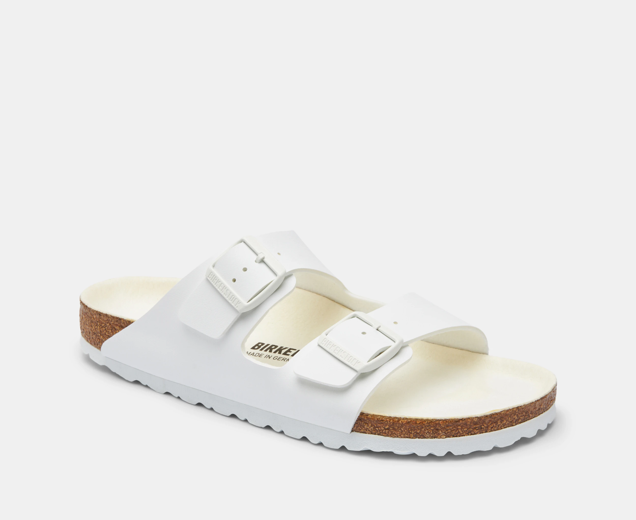 Birkenstock Unisex Arizona Narrow Fit Sandals - Triple White