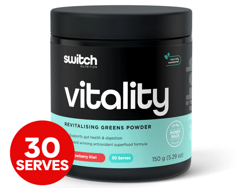 Switch Nutrition Vitality Switch Strawberry Kiwi 150g / 30 Serves