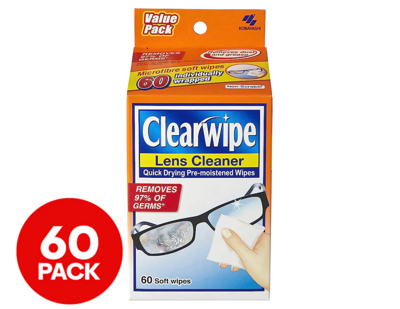 Kobayashi Clearwipe Lens Cleaner 60pk