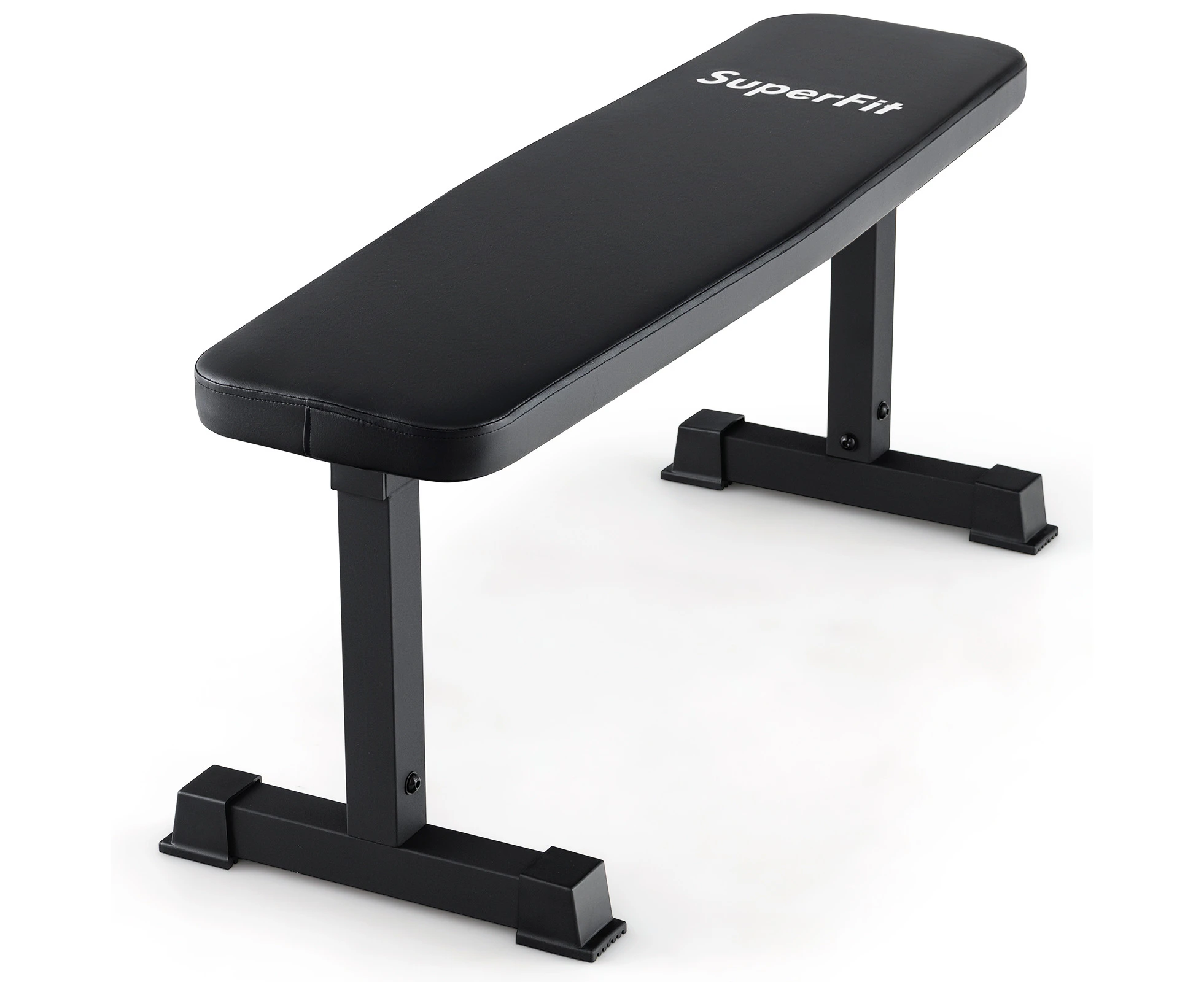 Costway Weight Bench Flat Bench Press Heavy Duty Workout Bench Fitness Equipment Home Gym, Black