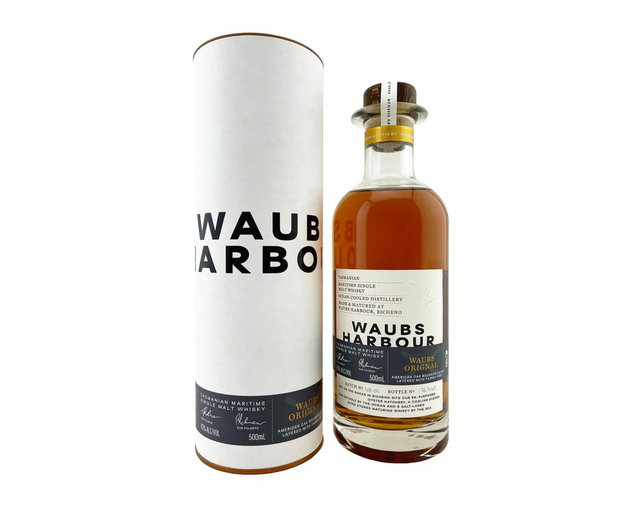 Waubs Harbour Original Single Malt 500ml Whiskey