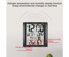 Multi-Functional Large-Screen Wall Clock Home Creative Thermometer And Hygrometer Alarm Clock