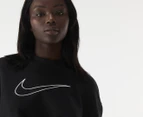 Nike Sportswear Women's Dri-FIT Get Fit Graphic Crew Sweatshirt - Black