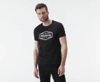 Billabong Men's Trademark Tee / T-Shirt / Tshirt - Black