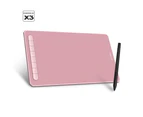 XPPen Deco L Digital Graphic Drawing Tablets 10*6 inch Black - Pink