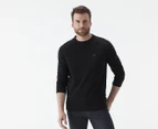 Quiksilver Men's Essentials Raglan Crew Sweater - Black