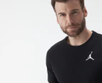 Nike Men's Jordan Jumpman Embroidered Tee / T-Shirt / Tshirt - Black/White