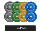 Olympic Colour Bumper Plates 300kg Package