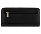 GUESS Laurel Large Zip-Around Wallet - Black