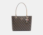 GUESS Noelle Small Tote Bag - Brown Logo