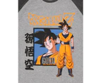 Dragon Ball Z Mens Goku Long Pyjama Set (Grey/Black) - NS7004