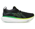 ASICS Men's GEL-Nimbus 25 Running Shoes - Black/Lime Zest
