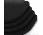 Anti-Vibration PadsShock Absorbing Washer Pads Rubber Silent Feet Mat for Washer Dryer Washing Machine Refrigerator Treadmill 8pcs black