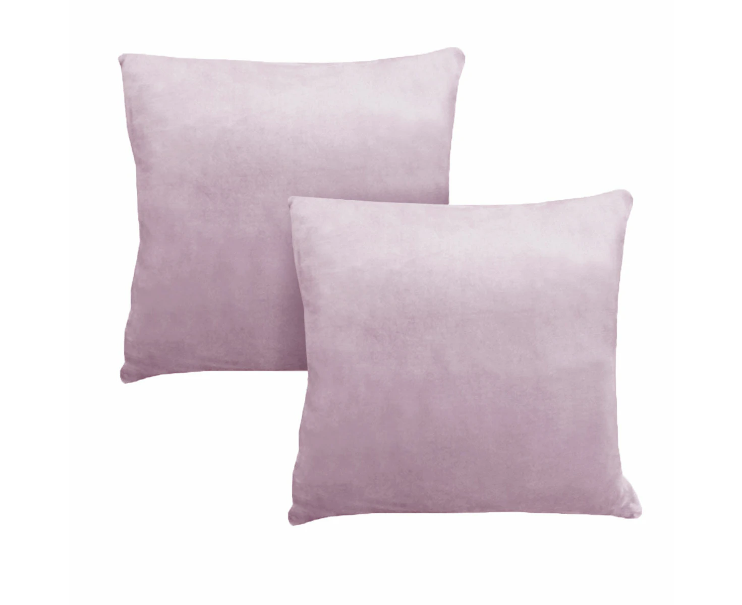 Alastairs Augusta Blush Pair of Flannel Fleece European Pillowcases