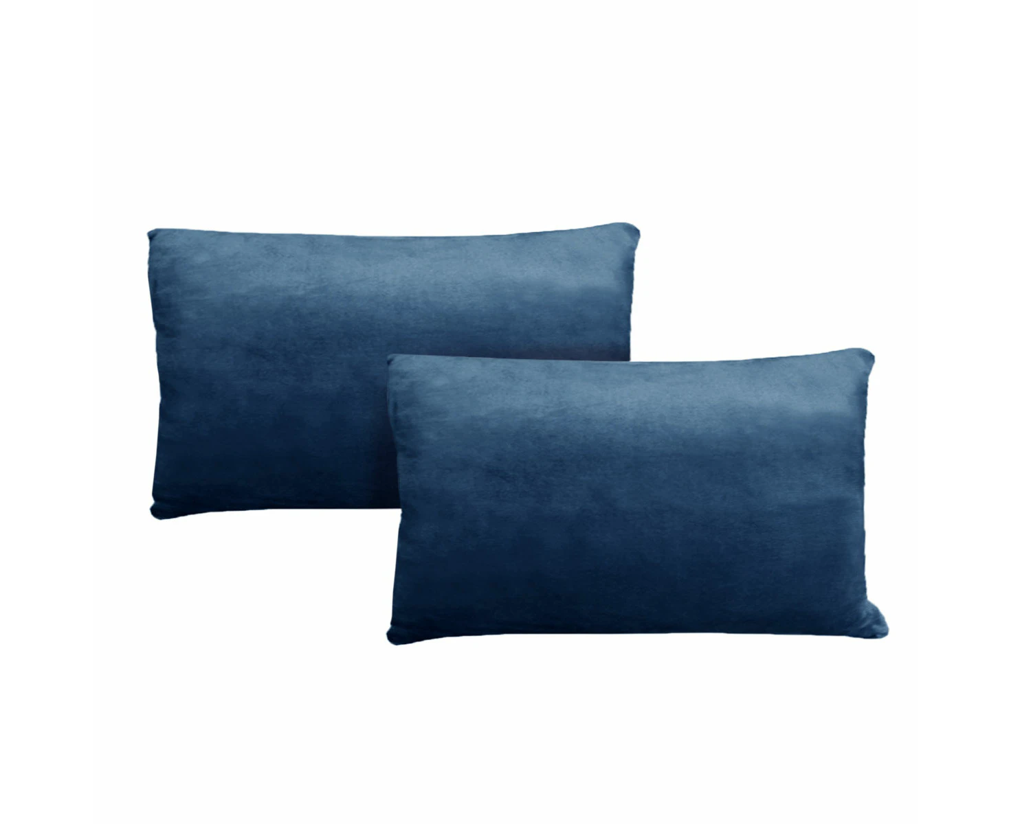 Alastairs Augusta Navy Pair of Flannel Fleece Standard Pillowcases