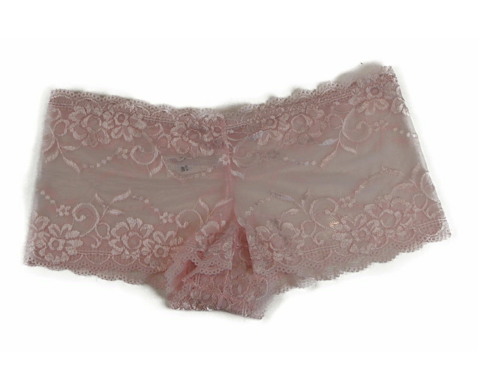 Womens Sexy Plus Size Lace Boyleg Underwear Panties Hot Pink Lingerie -  Hot Pink