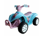 Disney Frozen 6V Motorised Quad Bike Ride On - Blue