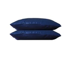 2pc Canningvale Beautysilks Pillowcase Cover Home/Bedroom Decor Indigo Blue