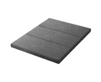 Giselle Bedding Foldable Mattress Folding Foam Queen Grey