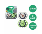 Closer to Nature Soother Fun Style 2pk 0-6m