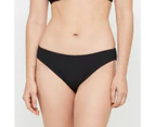 Target Crinkle Swim Bikini Briefs - Black